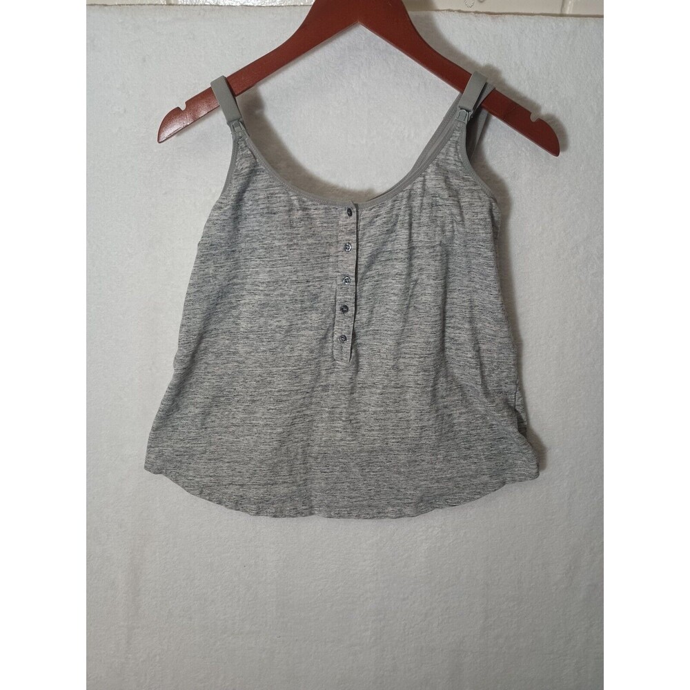 Gilligan & O’Malley Gray Nursing Cami Top Size M